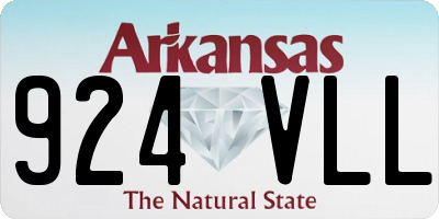 AR license plate 924VLL