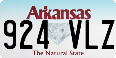 AR license plate 924VLZ