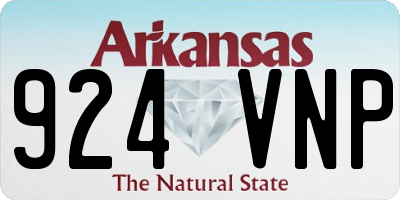 AR license plate 924VNP