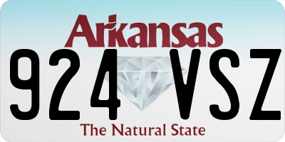 AR license plate 924VSZ