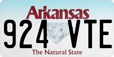 AR license plate 924VTE