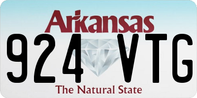 AR license plate 924VTG