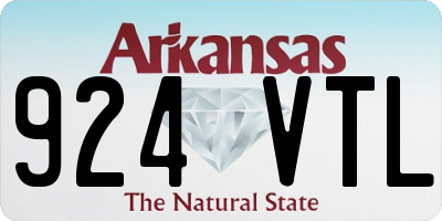 AR license plate 924VTL