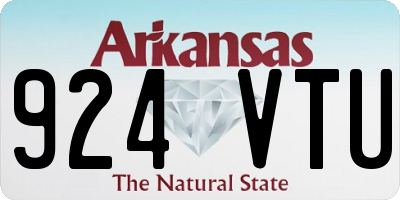 AR license plate 924VTU