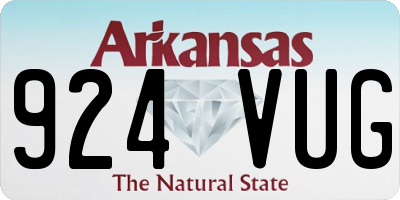 AR license plate 924VUG