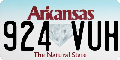 AR license plate 924VUH