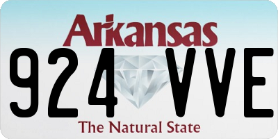 AR license plate 924VVE