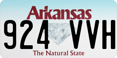 AR license plate 924VVH
