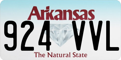 AR license plate 924VVL