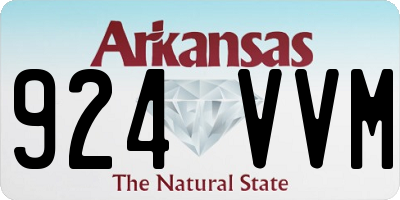 AR license plate 924VVM