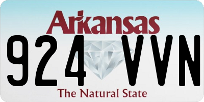 AR license plate 924VVN