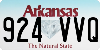 AR license plate 924VVQ