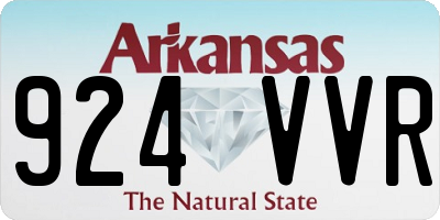 AR license plate 924VVR