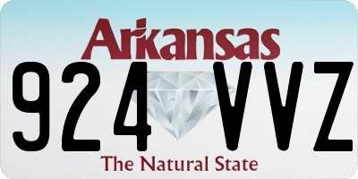 AR license plate 924VVZ