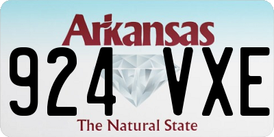 AR license plate 924VXE