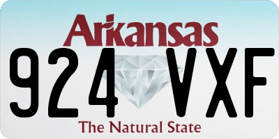AR license plate 924VXF