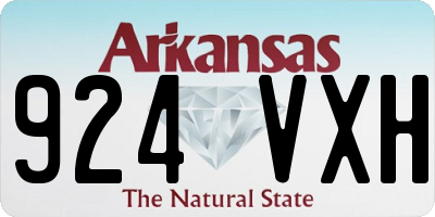 AR license plate 924VXH