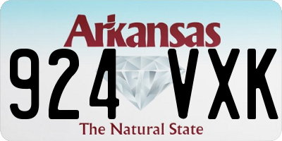 AR license plate 924VXK
