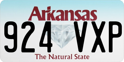 AR license plate 924VXP