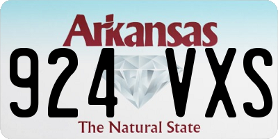 AR license plate 924VXS