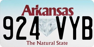 AR license plate 924VYB