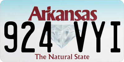 AR license plate 924VYI