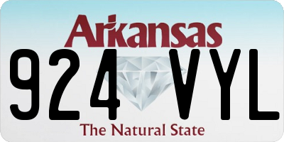AR license plate 924VYL