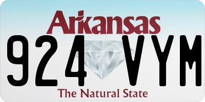 AR license plate 924VYM