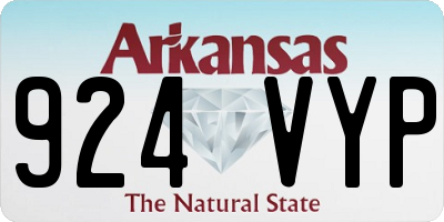 AR license plate 924VYP