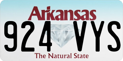 AR license plate 924VYS