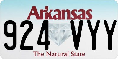 AR license plate 924VYY