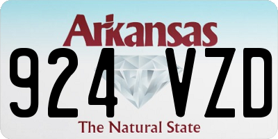 AR license plate 924VZD