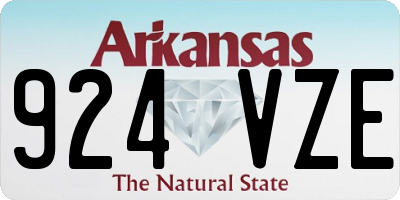 AR license plate 924VZE