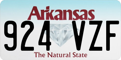 AR license plate 924VZF