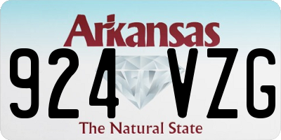 AR license plate 924VZG