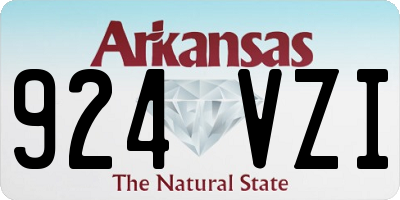 AR license plate 924VZI