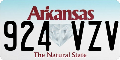 AR license plate 924VZV