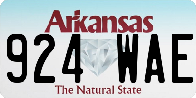 AR license plate 924WAE