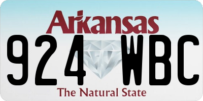 AR license plate 924WBC