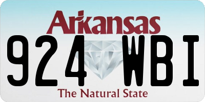 AR license plate 924WBI