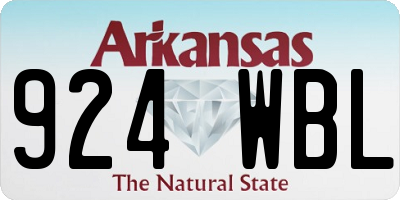 AR license plate 924WBL