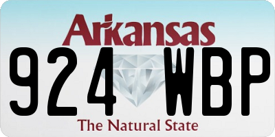 AR license plate 924WBP