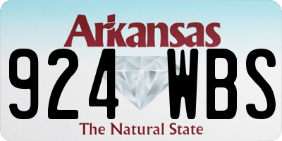 AR license plate 924WBS