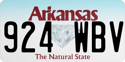 AR license plate 924WBV