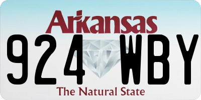 AR license plate 924WBY