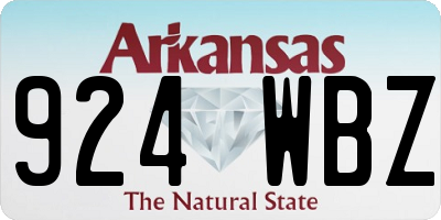 AR license plate 924WBZ