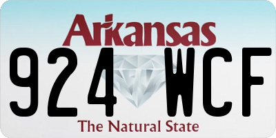 AR license plate 924WCF