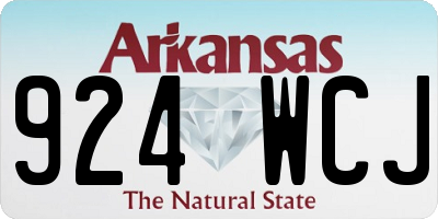 AR license plate 924WCJ