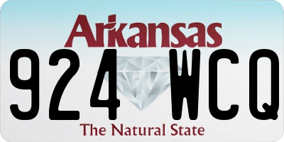 AR license plate 924WCQ