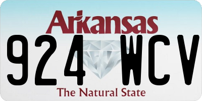 AR license plate 924WCV